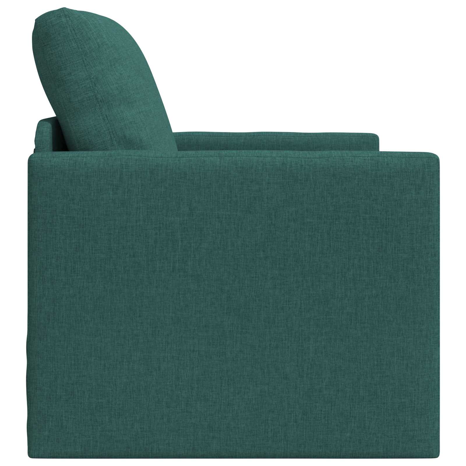 vidaXL Sofa Bed Ciemna zieleń 74 x 77 x 81 cm tkanina
