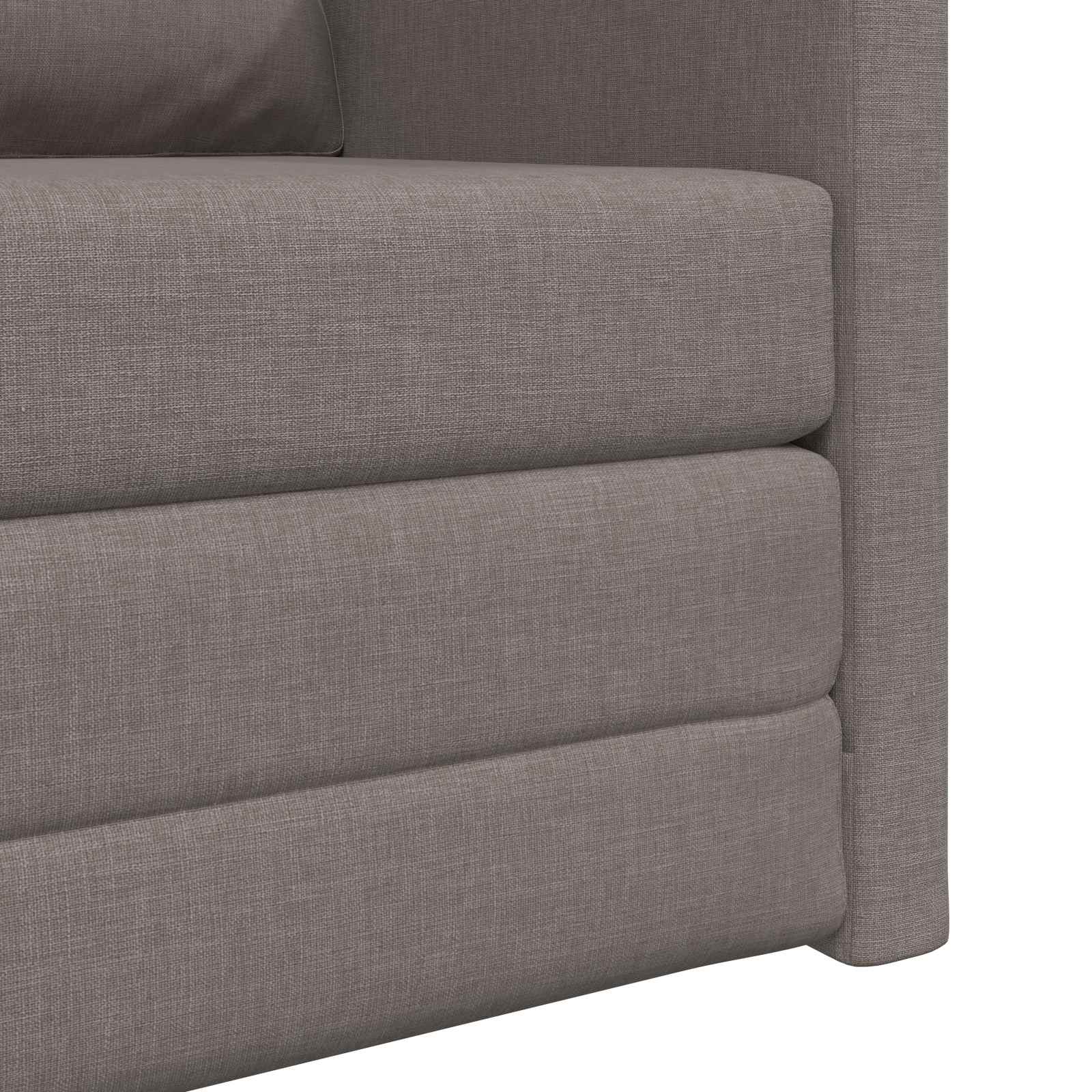 vidaXL Sofa Bed Ciemnoszary 74 x 77 x 81 cm tkanina
