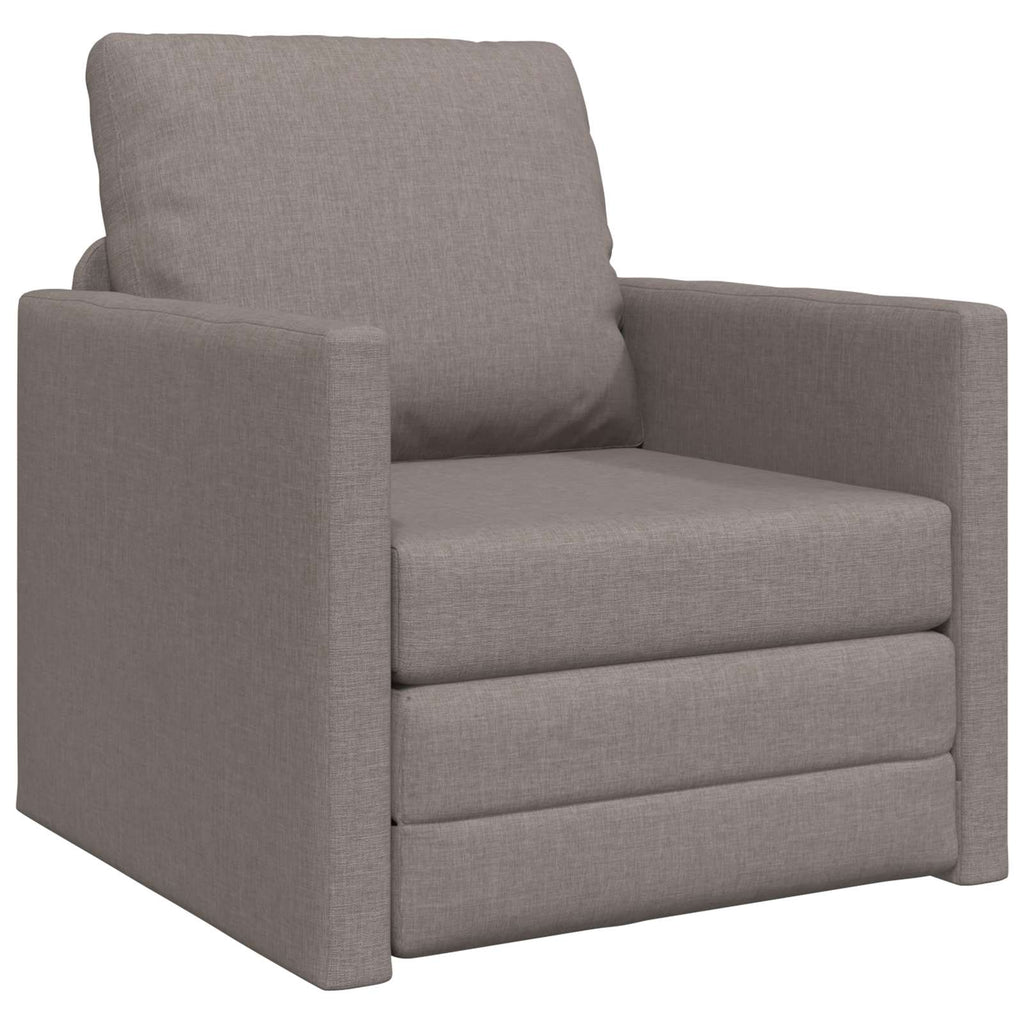 vidaXL Sofa Bed Ciemnoszary 74 x 77 x 81 cm tkanina