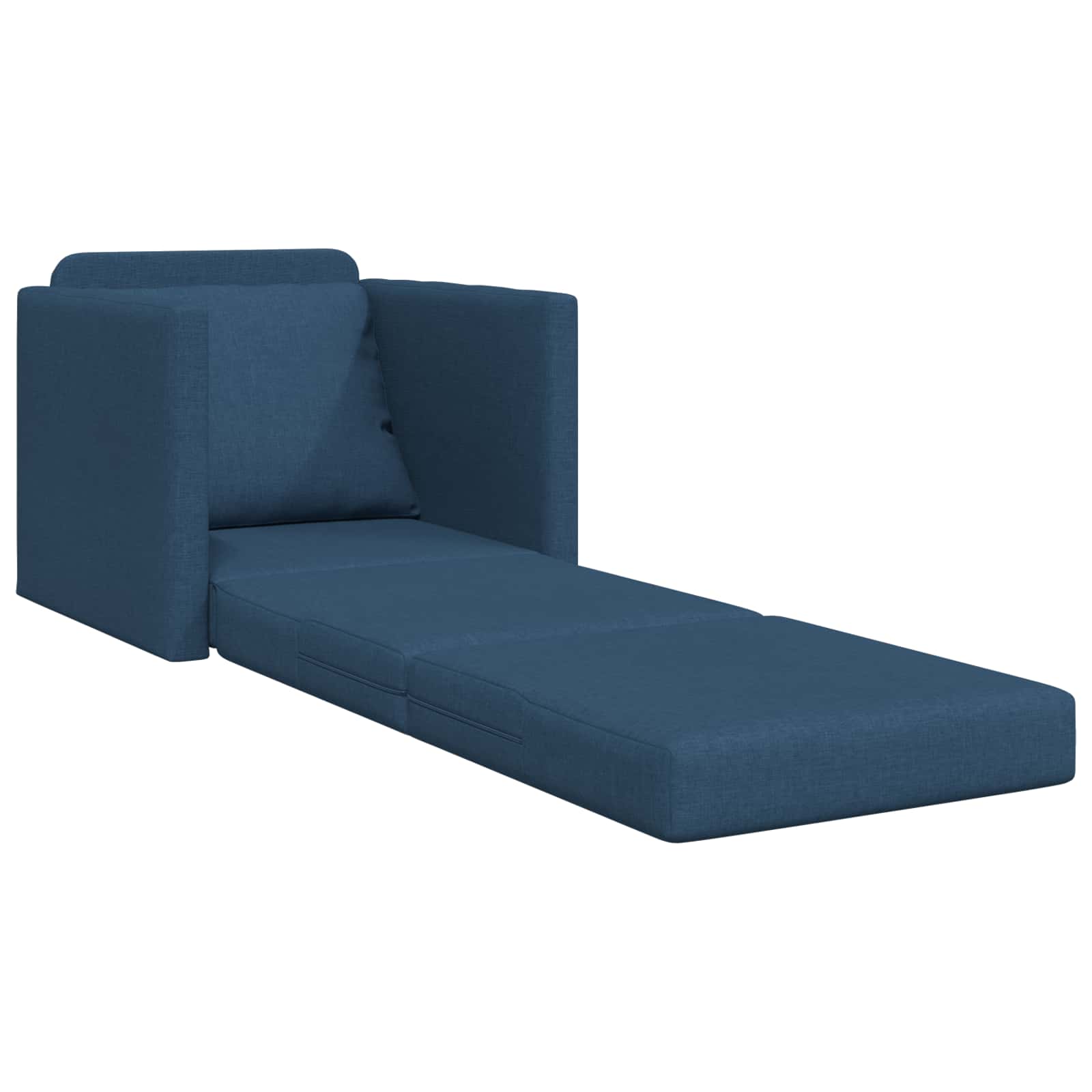 vidaXL Sofa Bed Niebieski 74 x 77 x 81 cm tkanina