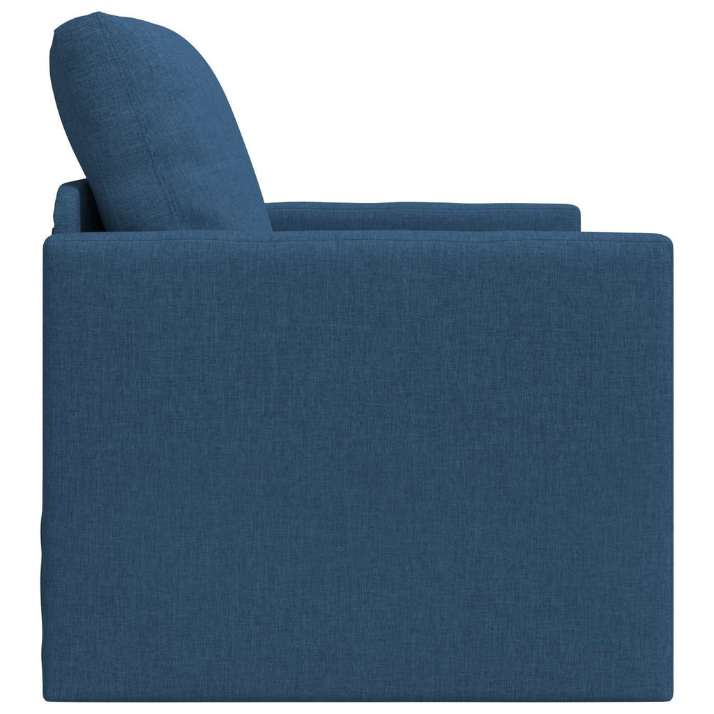 vidaXL Sofa Bed Niebieski 74 x 77 x 81 cm tkanina