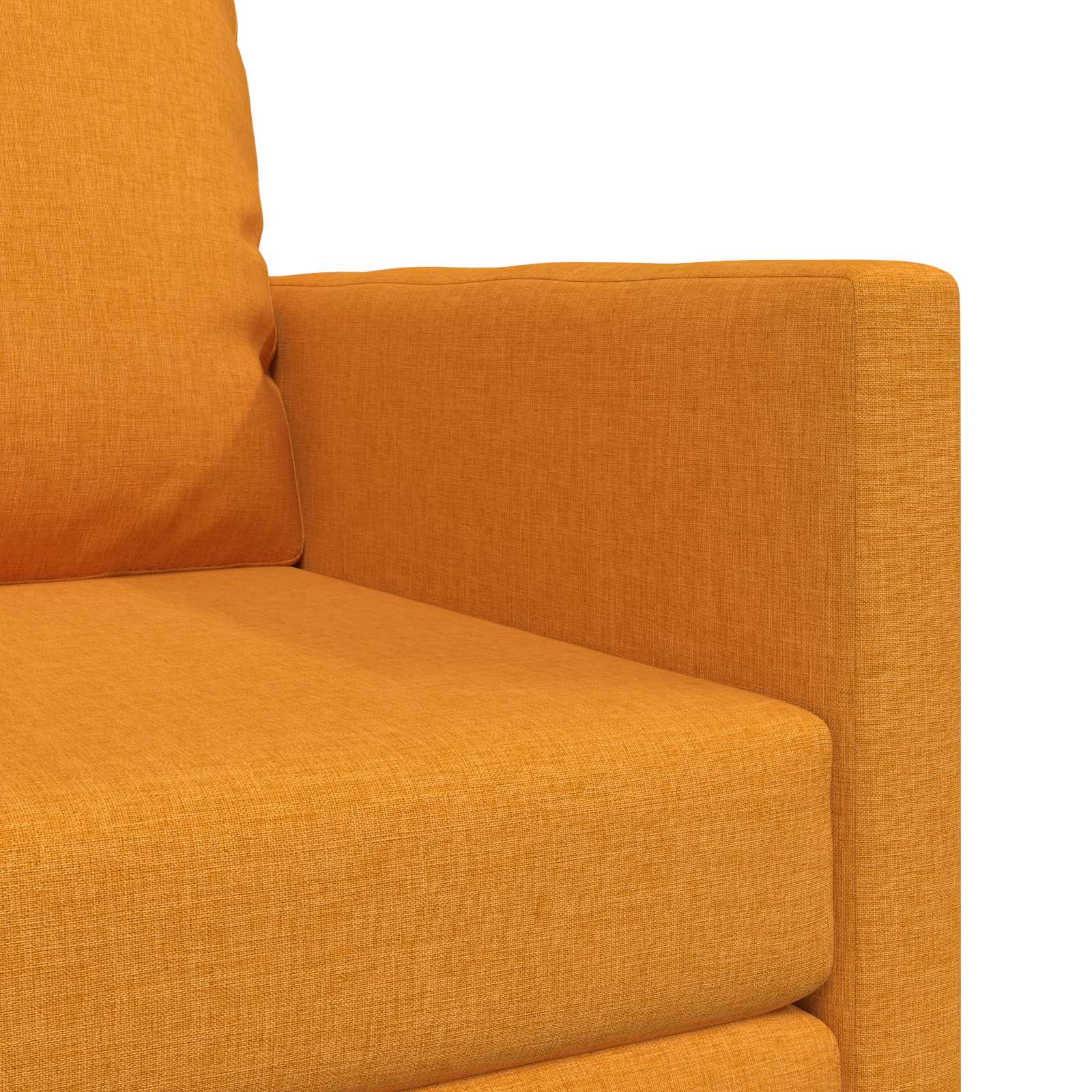 vidaXL Sofa Bed Ciemny Żółty 74 x 77 x 81 cm tkanina