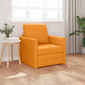 vidaXL Sofa Bed Ciemny Żółty 74 x 77 x 81 cm tkanina