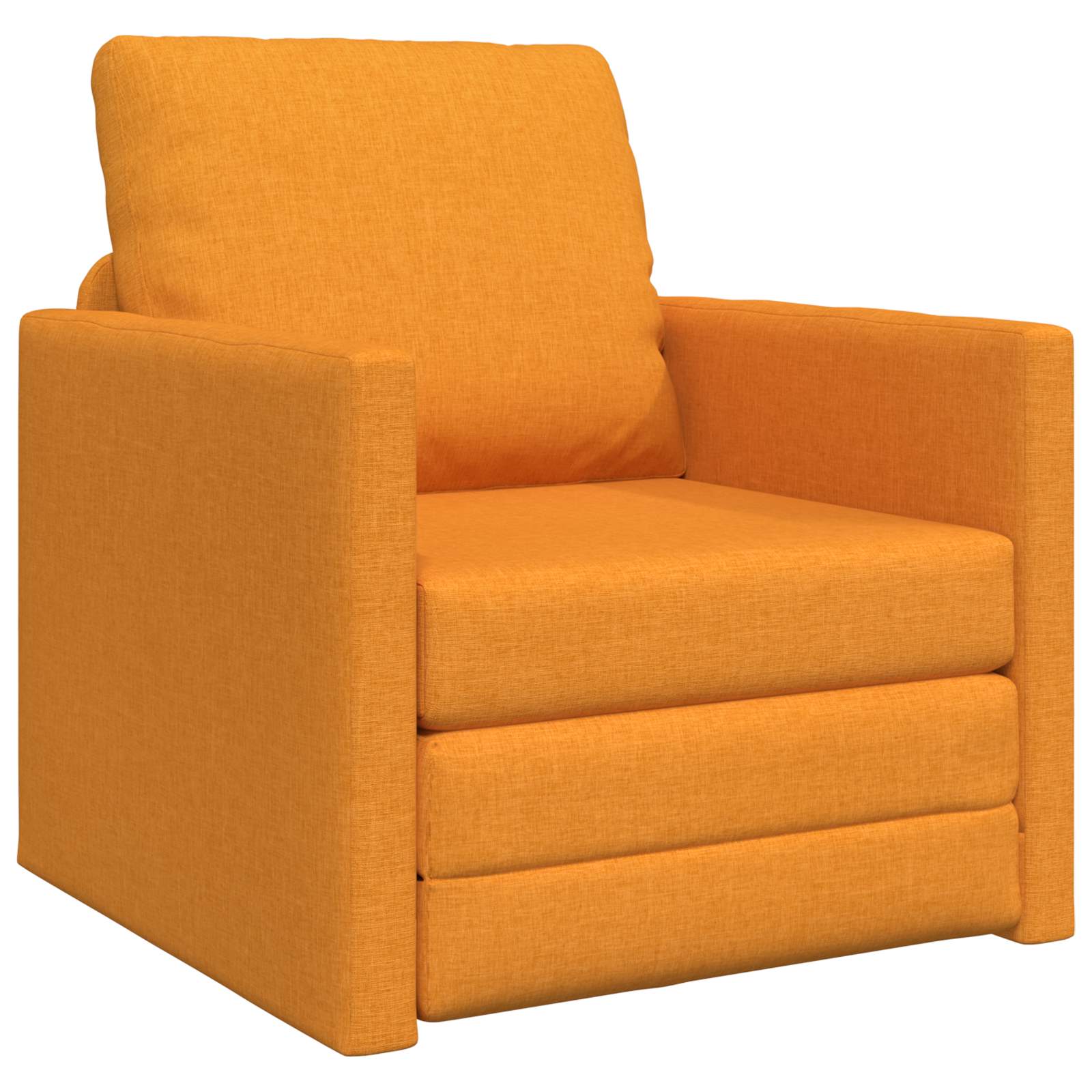 vidaXL Sofa Bed Ciemny Żółty 74 x 77 x 81 cm tkanina