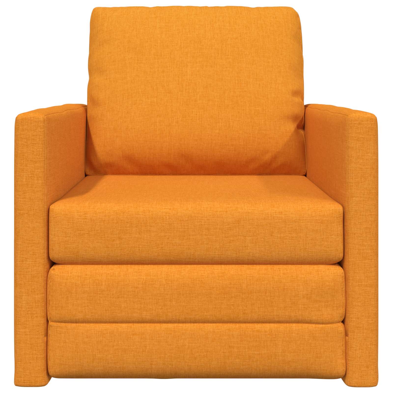 vidaXL Sofa Bed Ciemny Żółty 74 x 77 x 81 cm tkanina