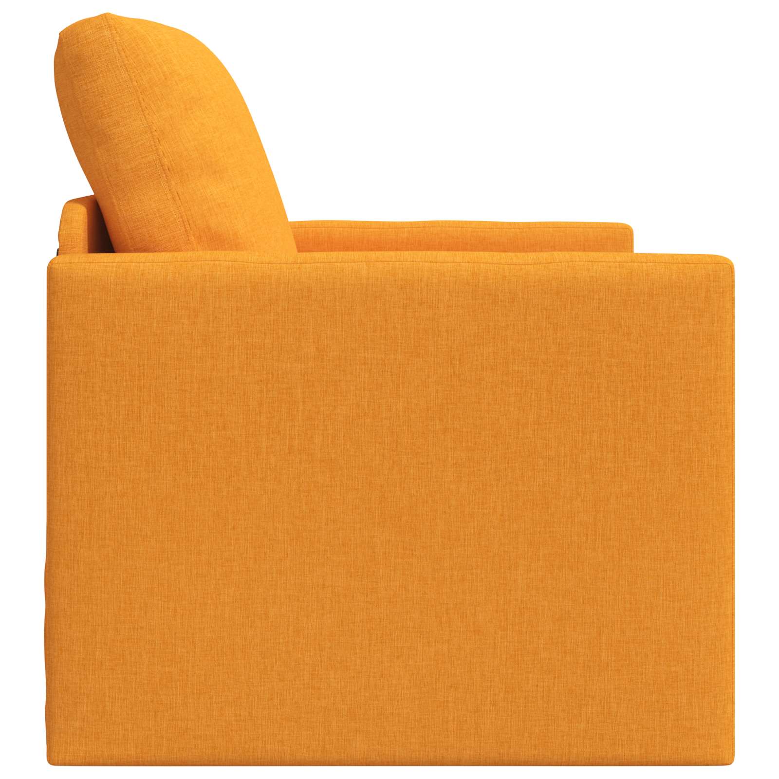 vidaXL Sofa Bed Ciemny Żółty 74 x 77 x 81 cm tkanina