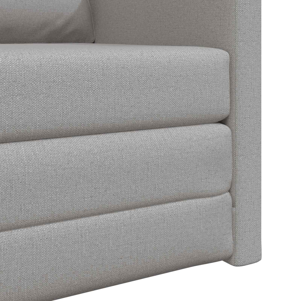 vidaXL Sofa Bed Szary chmur 74 x 77 x 81 cm tkanina