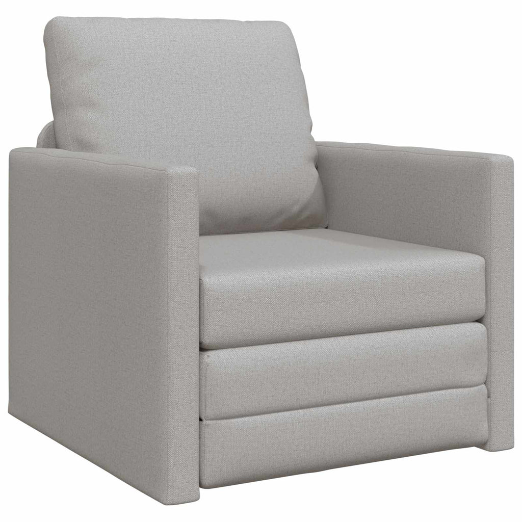 vidaXL Sofa Bed Szary chmur 74 x 77 x 81 cm tkanina
