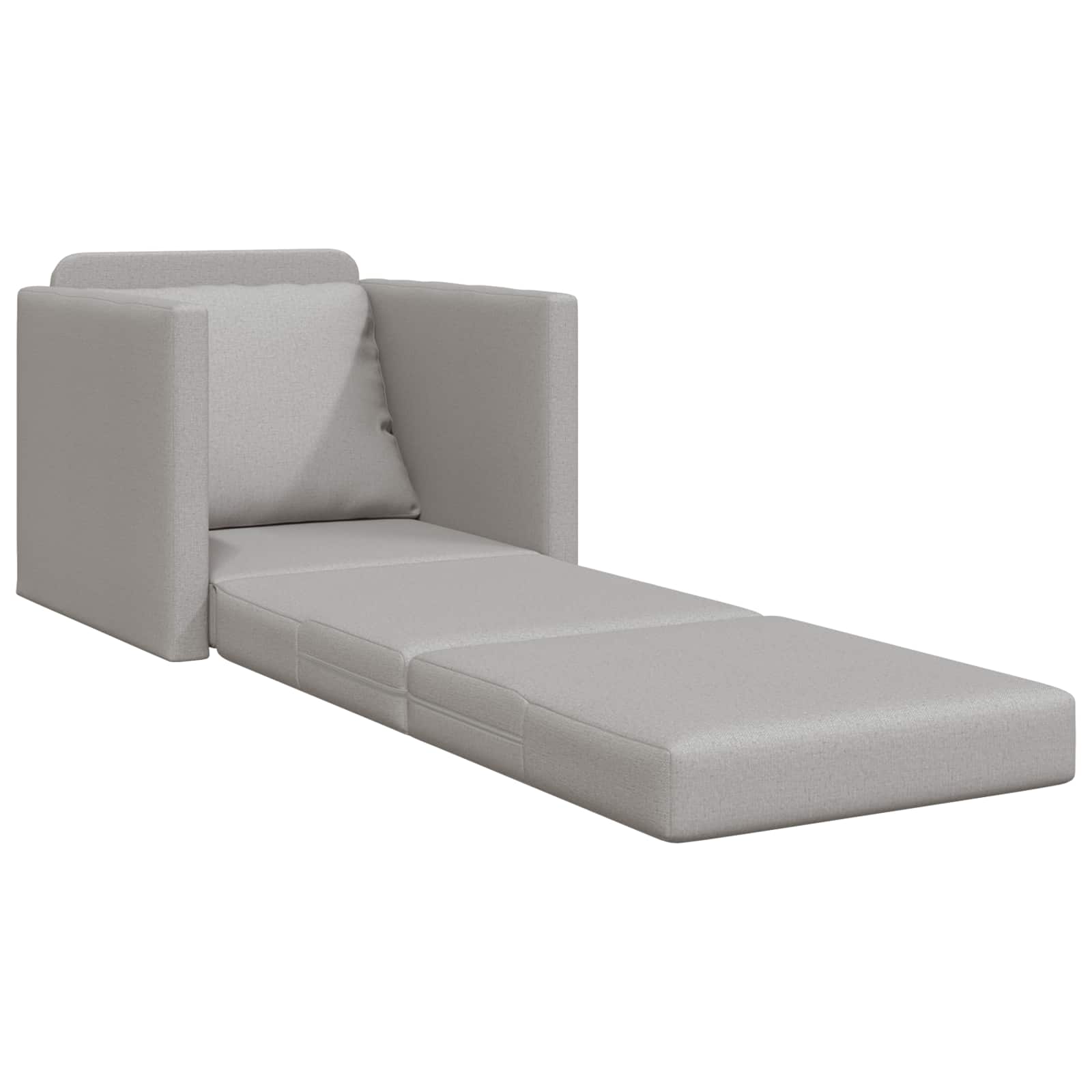 vidaXL Sofa Bed Szary chmur 74 x 77 x 81 cm tkanina