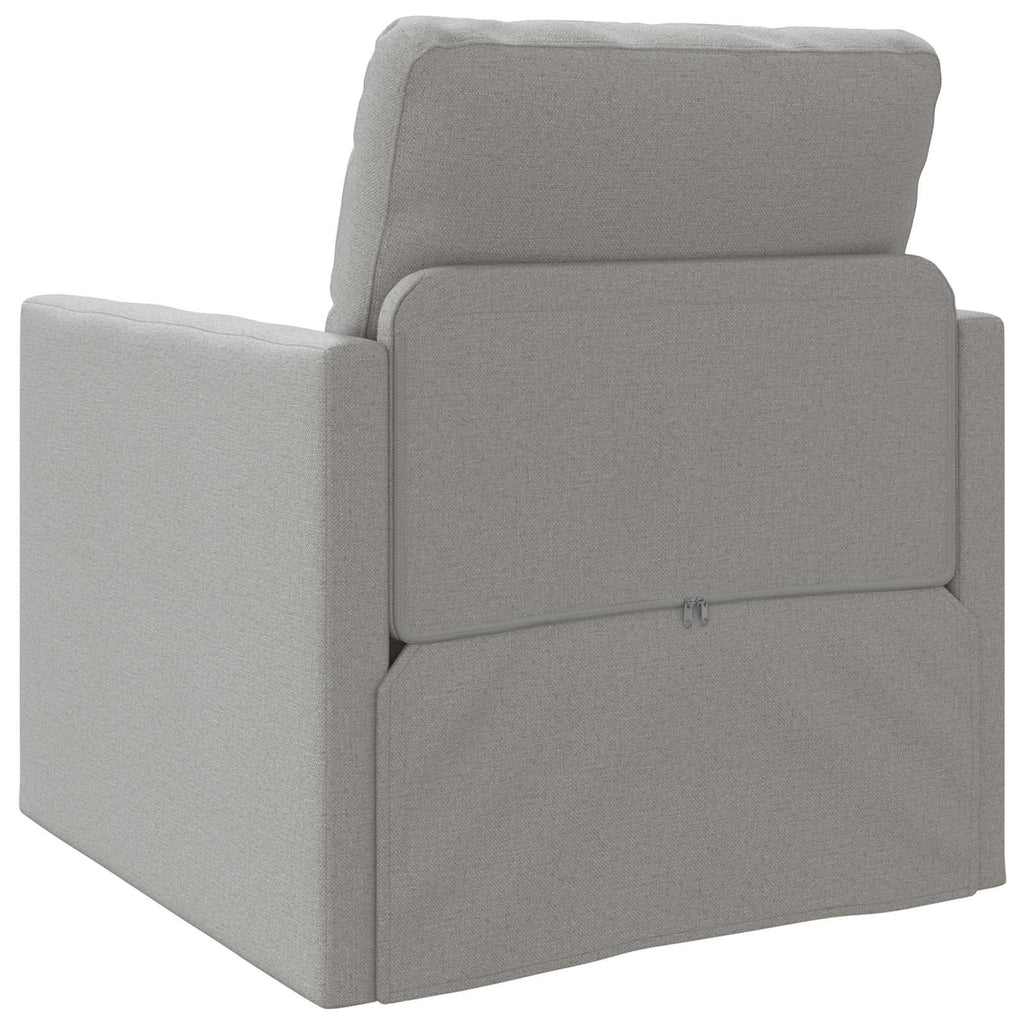 vidaXL Sofa Bed Szary chmur 74 x 77 x 81 cm tkanina
