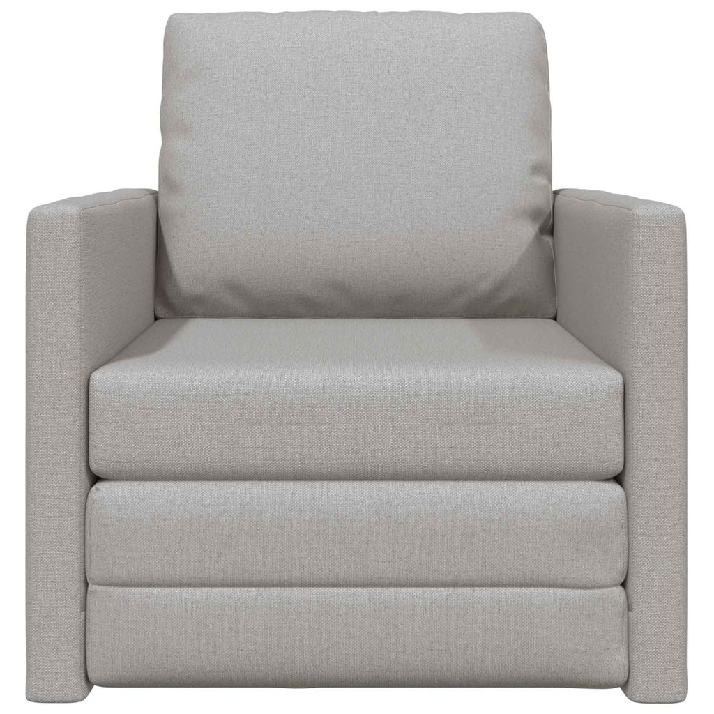 vidaXL Sofa Bed Szary chmur 74 x 77 x 81 cm tkanina