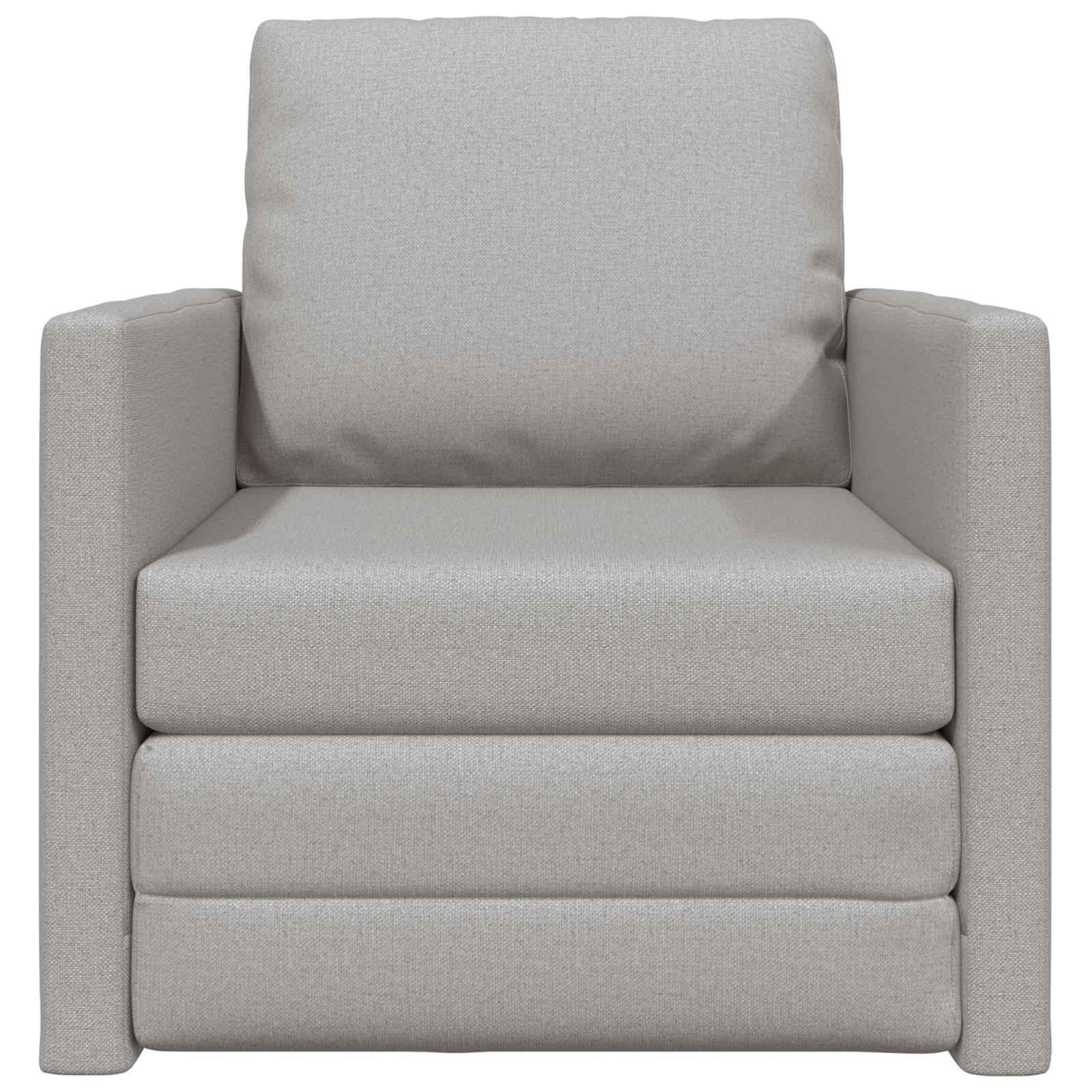 vidaXL Sofa Bed Szary chmur 74 x 77 x 81 cm tkanina