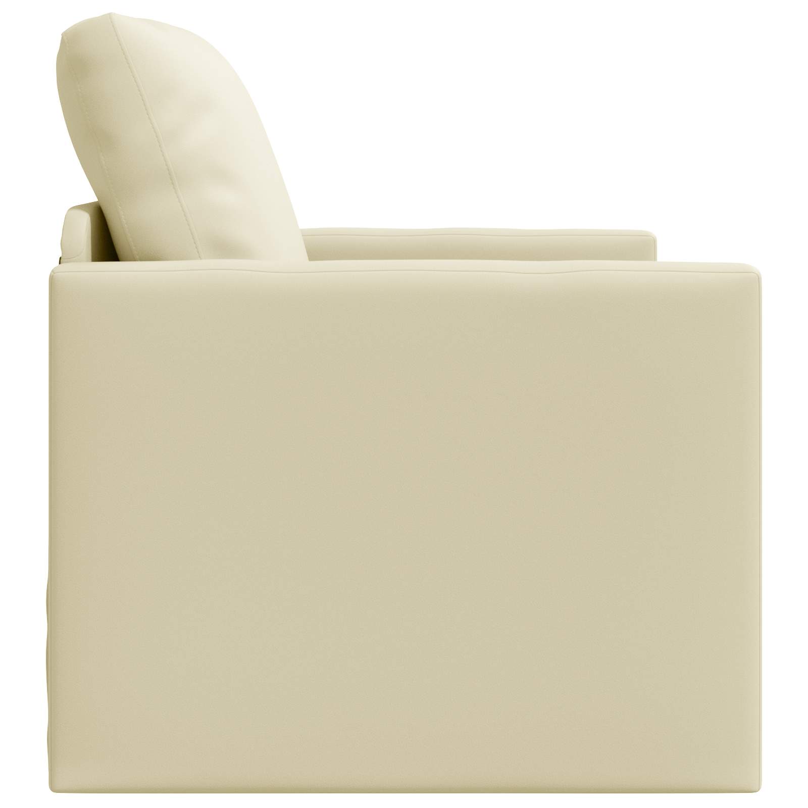 vidaXL Sofa Bed 60cm Kremowy Sztuczna skóra
