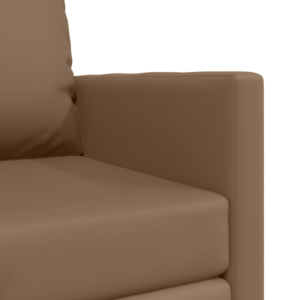 vidaXL Sofa Bed 60cm Cappuccino Sztuczna skóra
