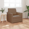 vidaXL Sofa Bed 60cm Cappuccino Sztuczna skóra