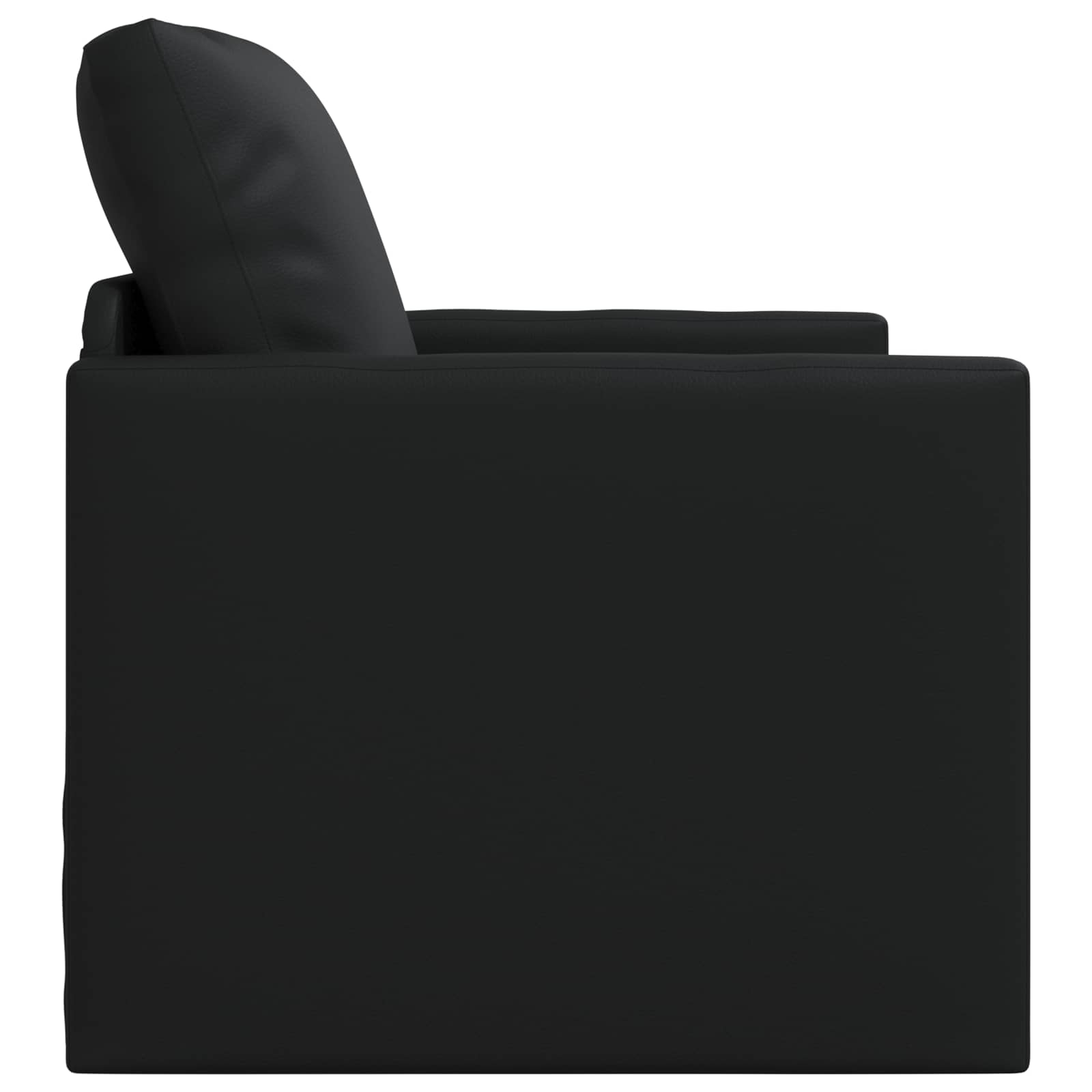 vidaXL Sofa Bed 60cm Czarny Sztuczna skóra