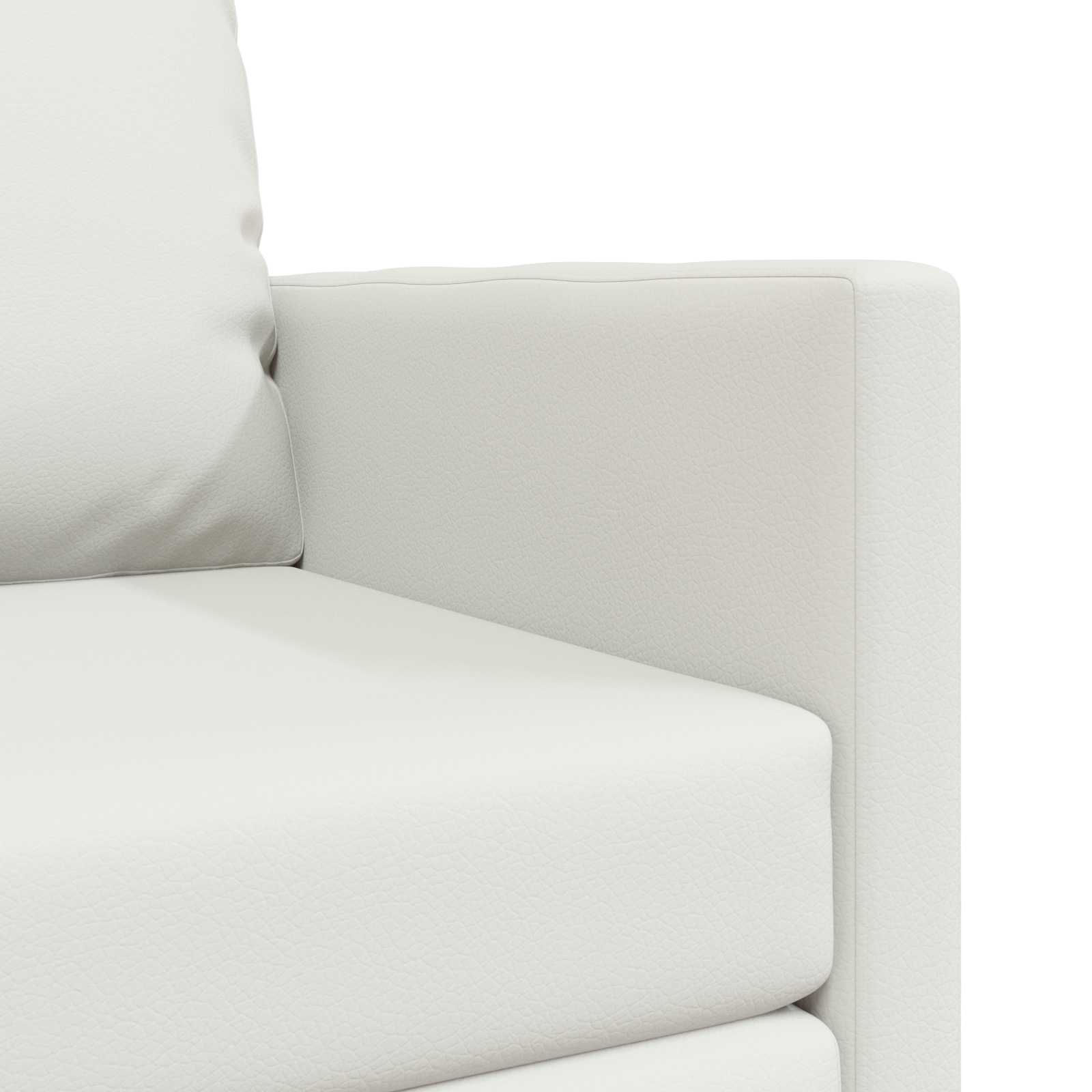 vidaXL Sofa Bed 60cm Biały Sztuczna skóra