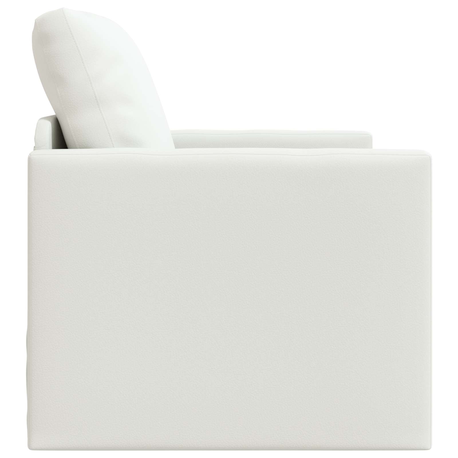 vidaXL Sofa Bed 60cm Biały Sztuczna skóra