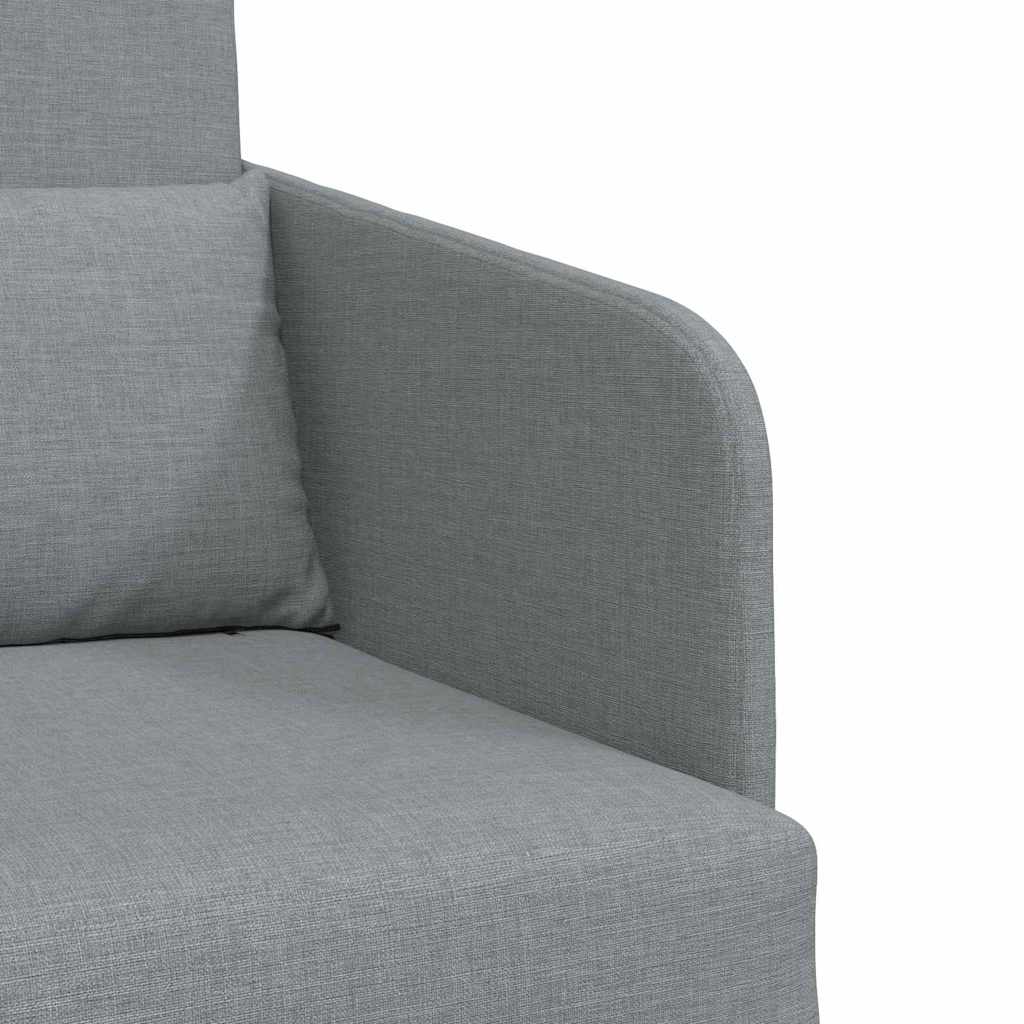 vidaXL Sofa Bed Jasnoszary 65 x 80 x 83 cm tkanina