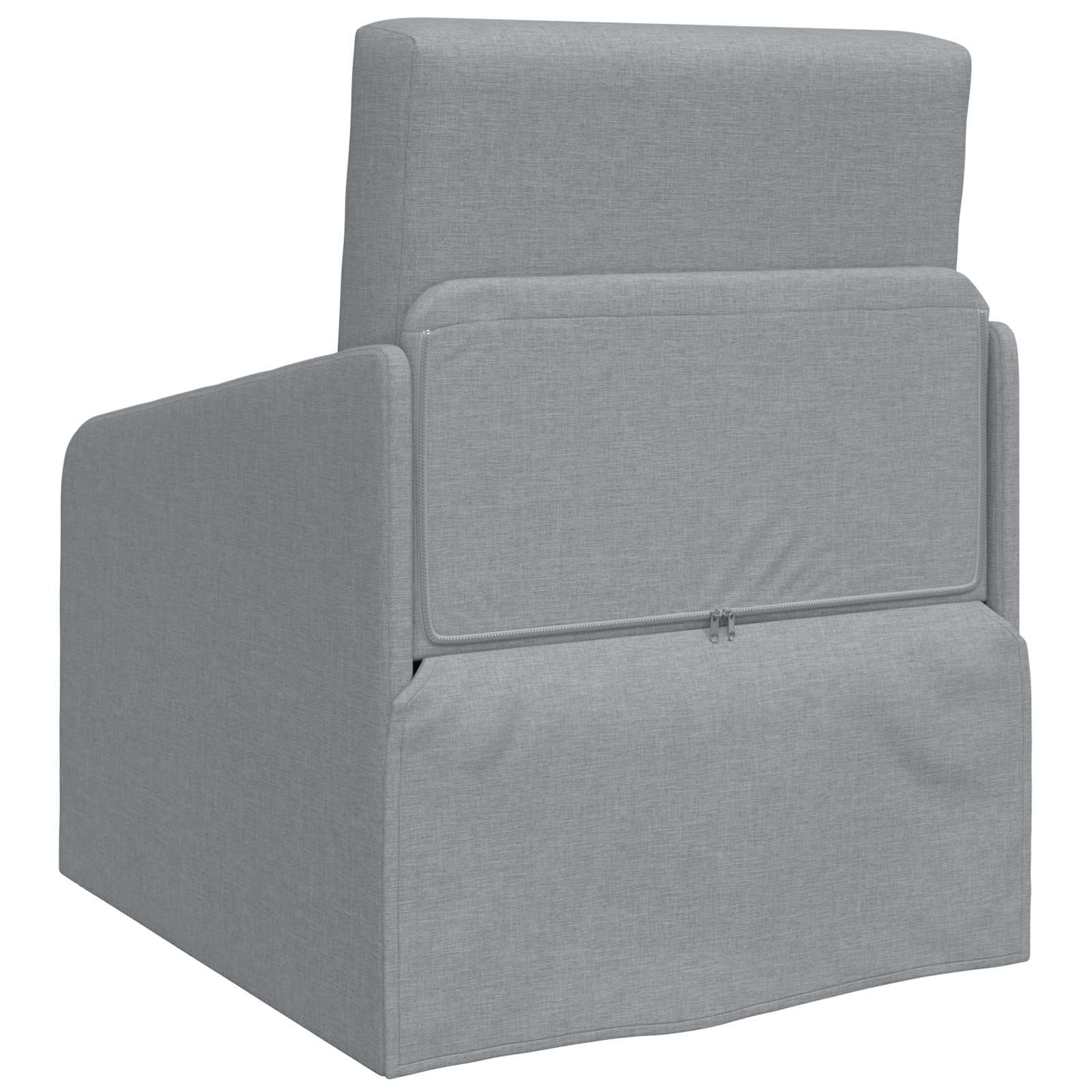 vidaXL Sofa Bed Jasnoszary 65 x 80 x 83 cm tkanina