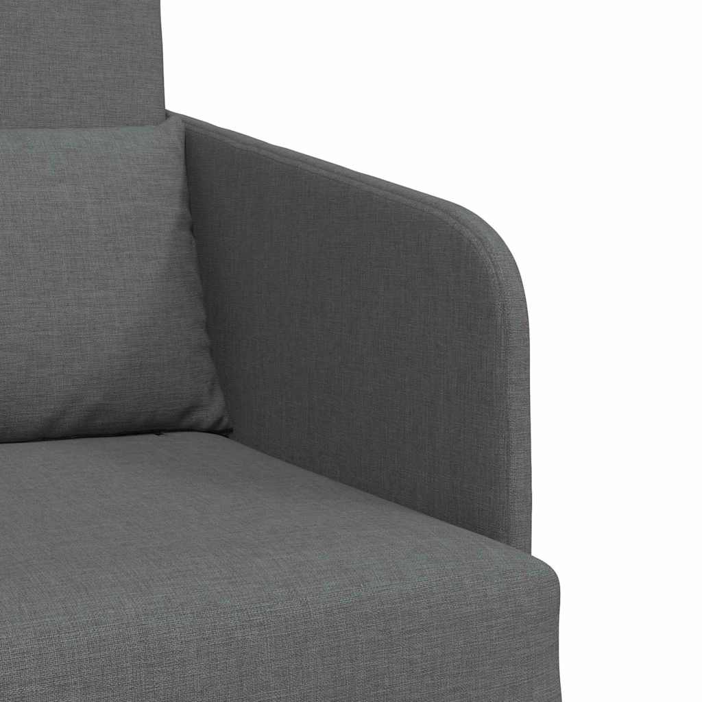 vidaXL Sofa Bed Ciemnoszary 65 x 80 x 83 cm tkanina