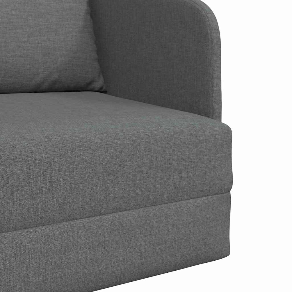 vidaXL Sofa Bed Ciemnoszary 65 x 80 x 83 cm tkanina