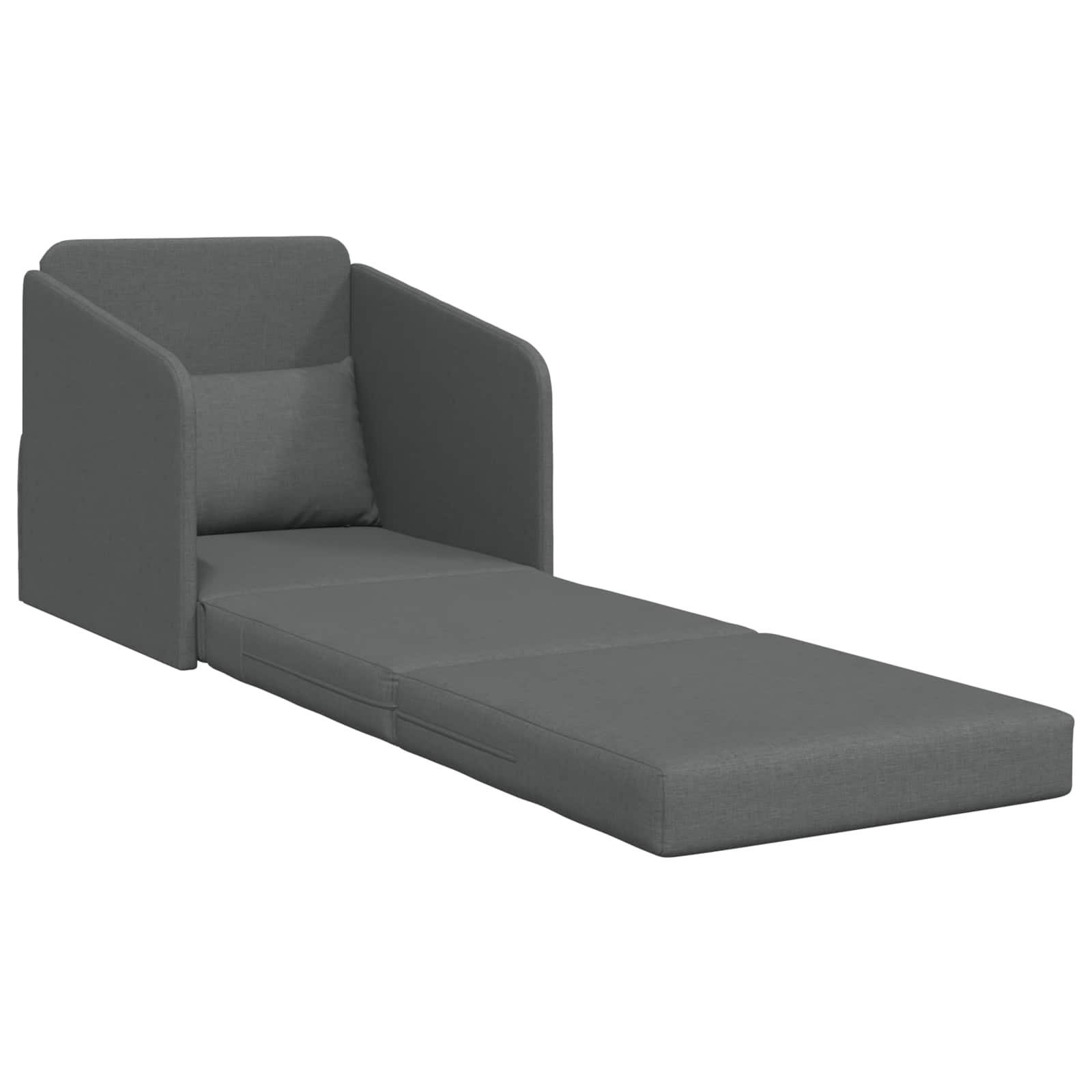 vidaXL Sofa Bed Ciemnoszary 65 x 80 x 83 cm tkanina