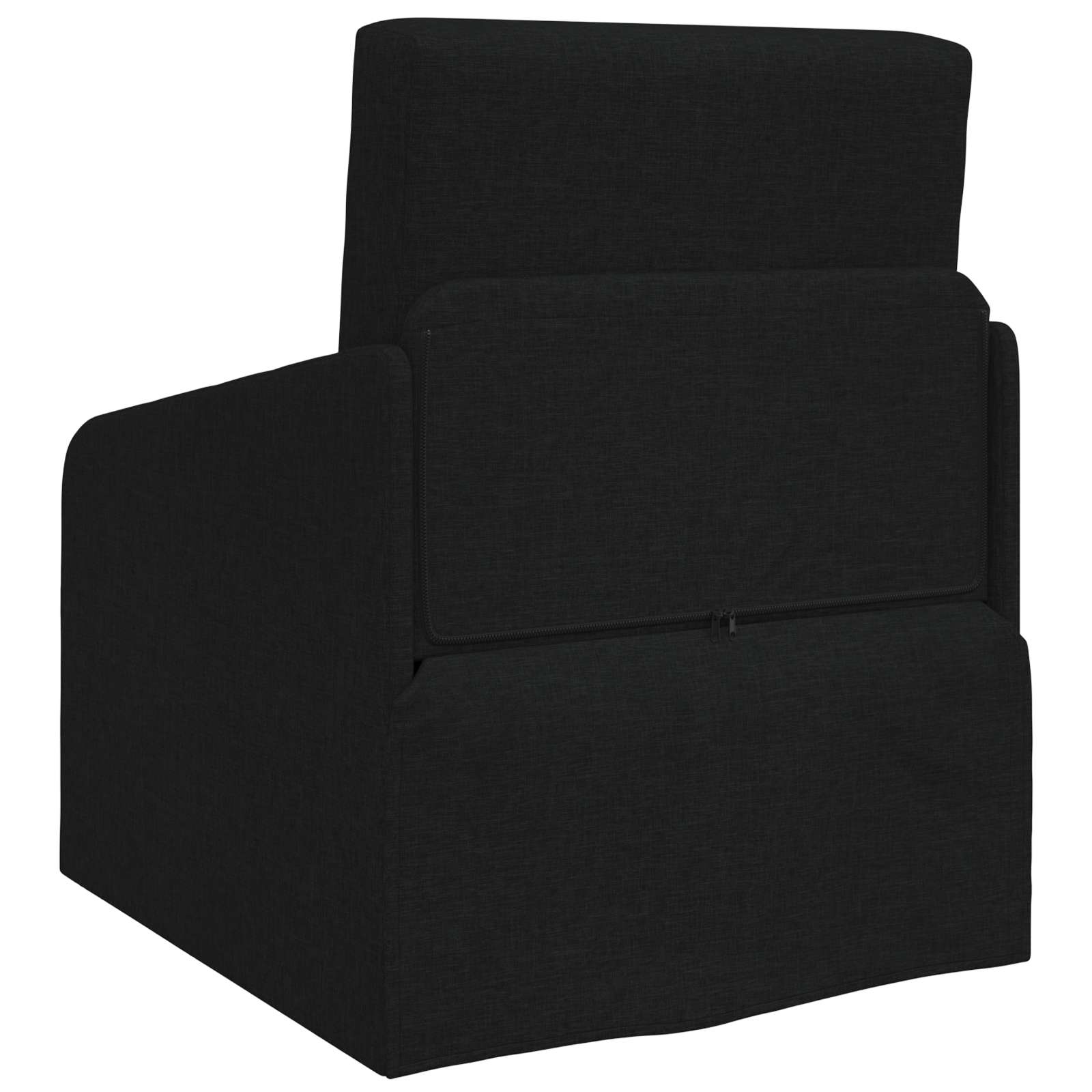 vidaXL Sofa Bed Czarny 65 x 80 x 83 cm tkanina