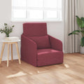 vidaXL Sofa Bed Czerwone wino 65 x 80 x 83 cm tkanina