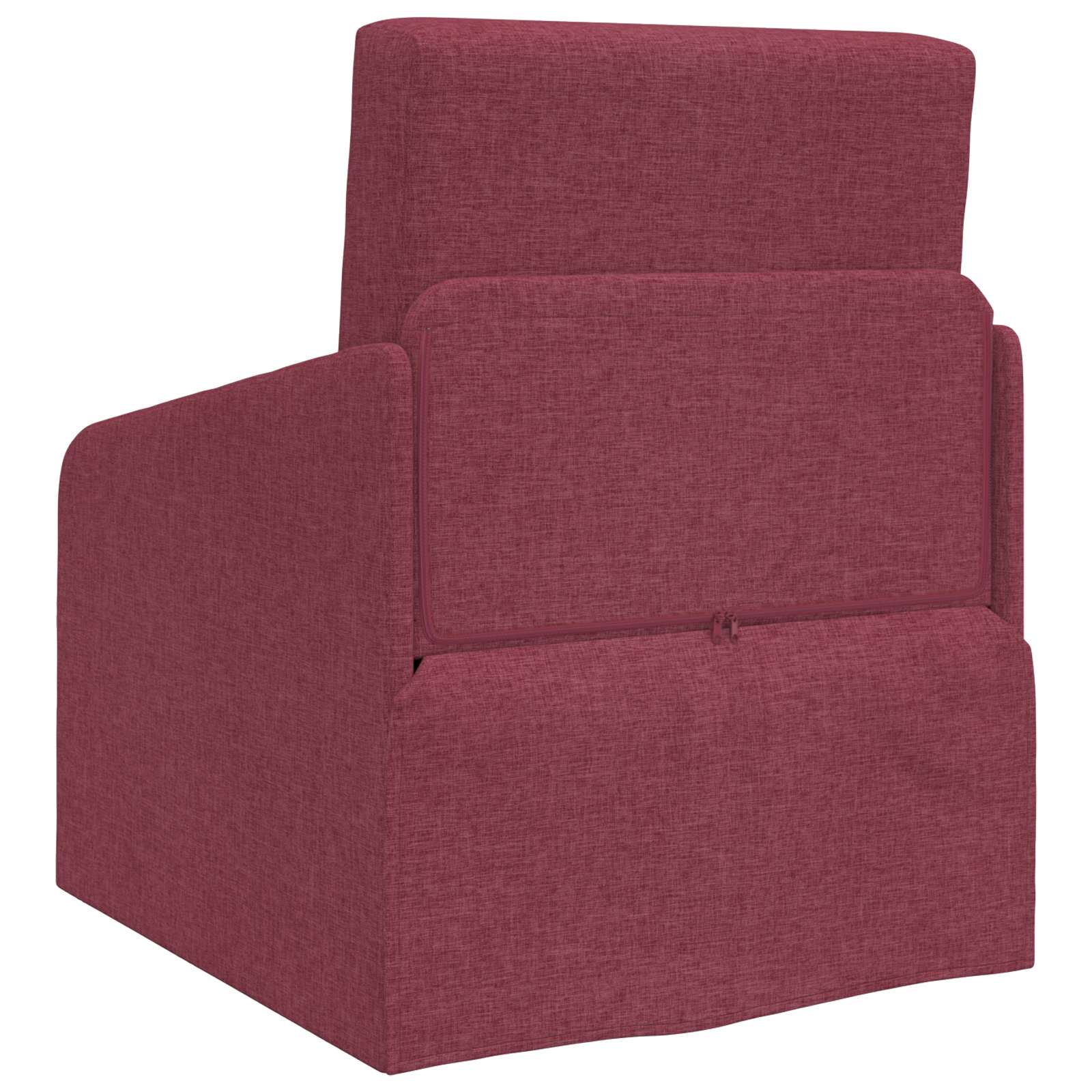 vidaXL Sofa Bed Czerwone wino 65 x 80 x 83 cm tkanina