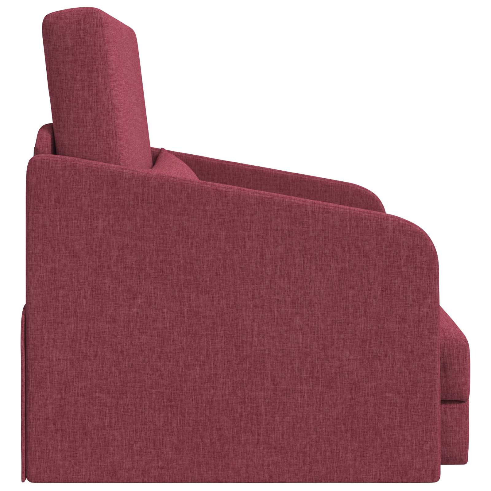 vidaXL Sofa Bed Czerwone wino 65 x 80 x 83 cm tkanina