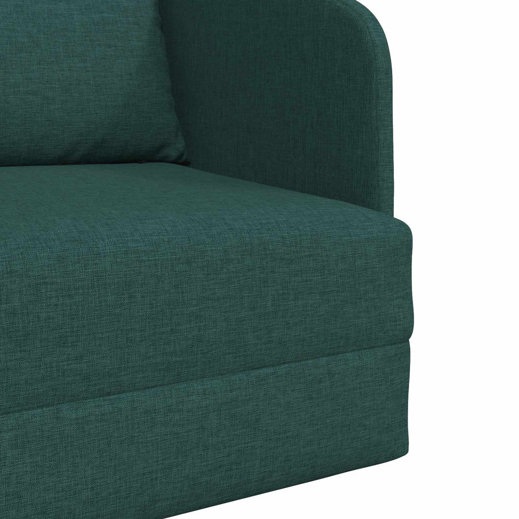 vidaXL Sofa Bed Ciemna zieleń 65 x 80 x 83 cm tkanina