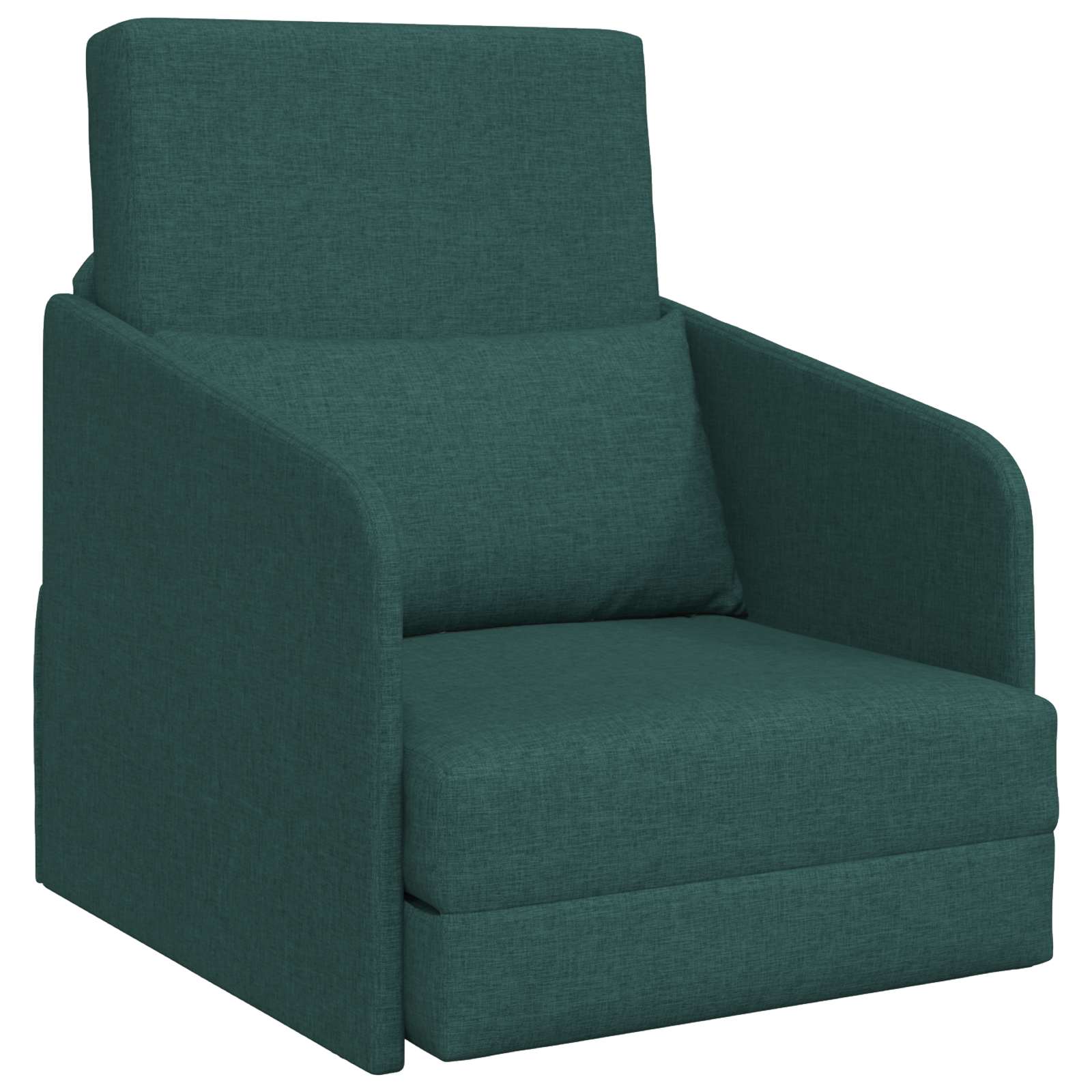 vidaXL Sofa Bed Ciemna zieleń 65 x 80 x 83 cm tkanina