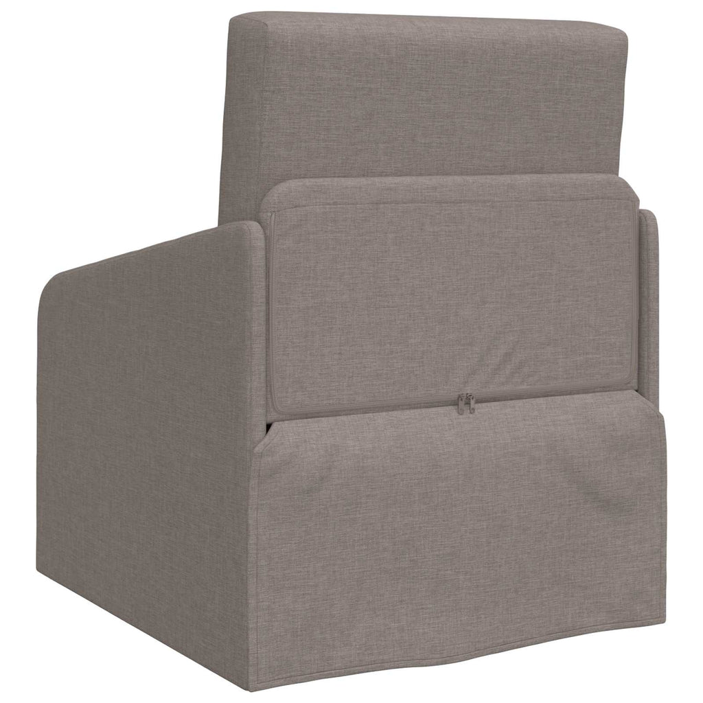 vidaXL Sofa Bed Ciemnoszary 65 x 80 x 83 cm tkanina