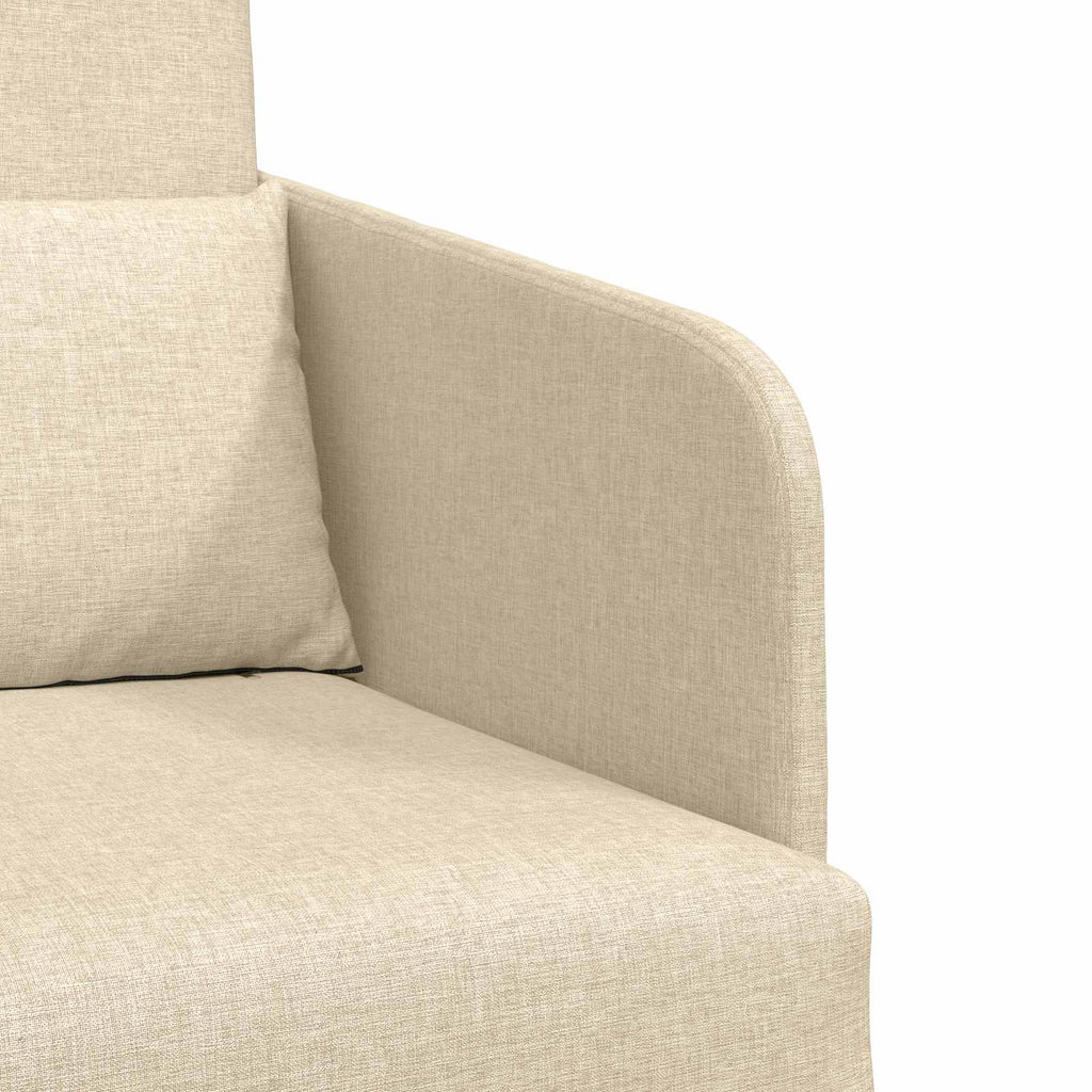 vidaXL Sofa Bed Kremowy 65 x 80 x 83 cm tkanina