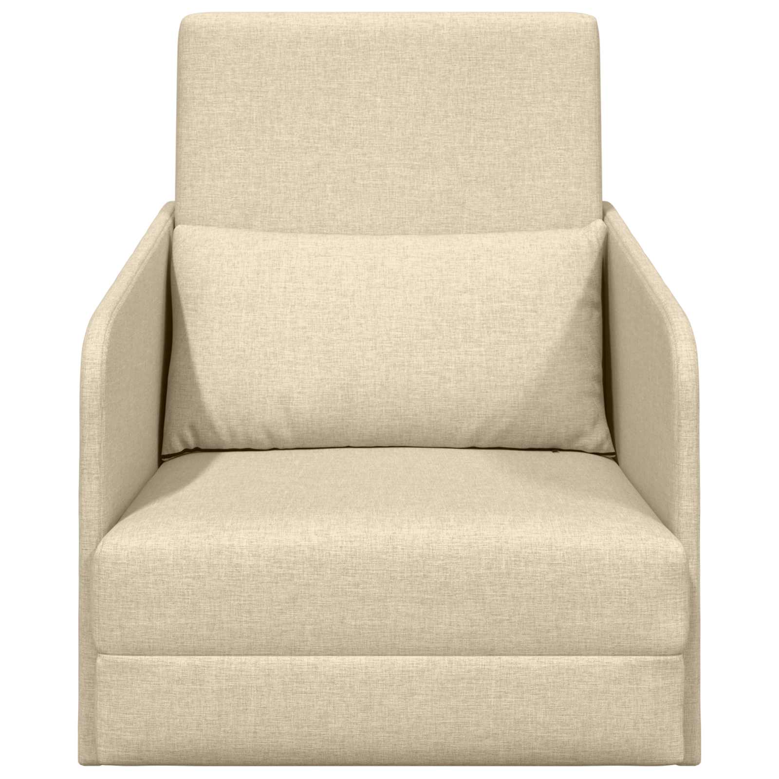 vidaXL Sofa Bed Kremowy 65 x 80 x 83 cm tkanina