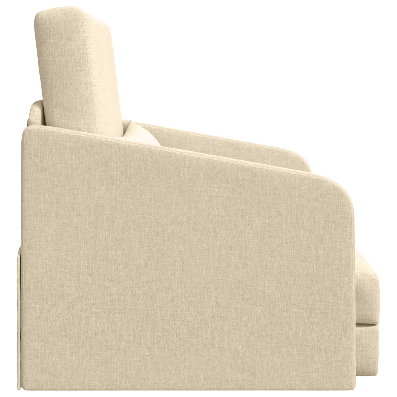 vidaXL Sofa Bed Kremowy 65 x 80 x 83 cm tkanina