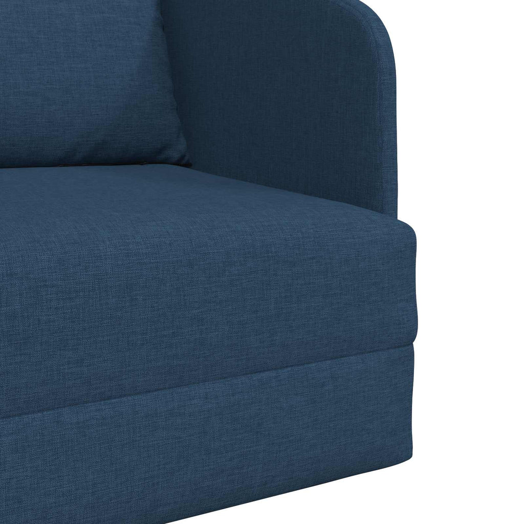 vidaXL Sofa Bed Niebieski 65 x 80 x 83 cm tkanina