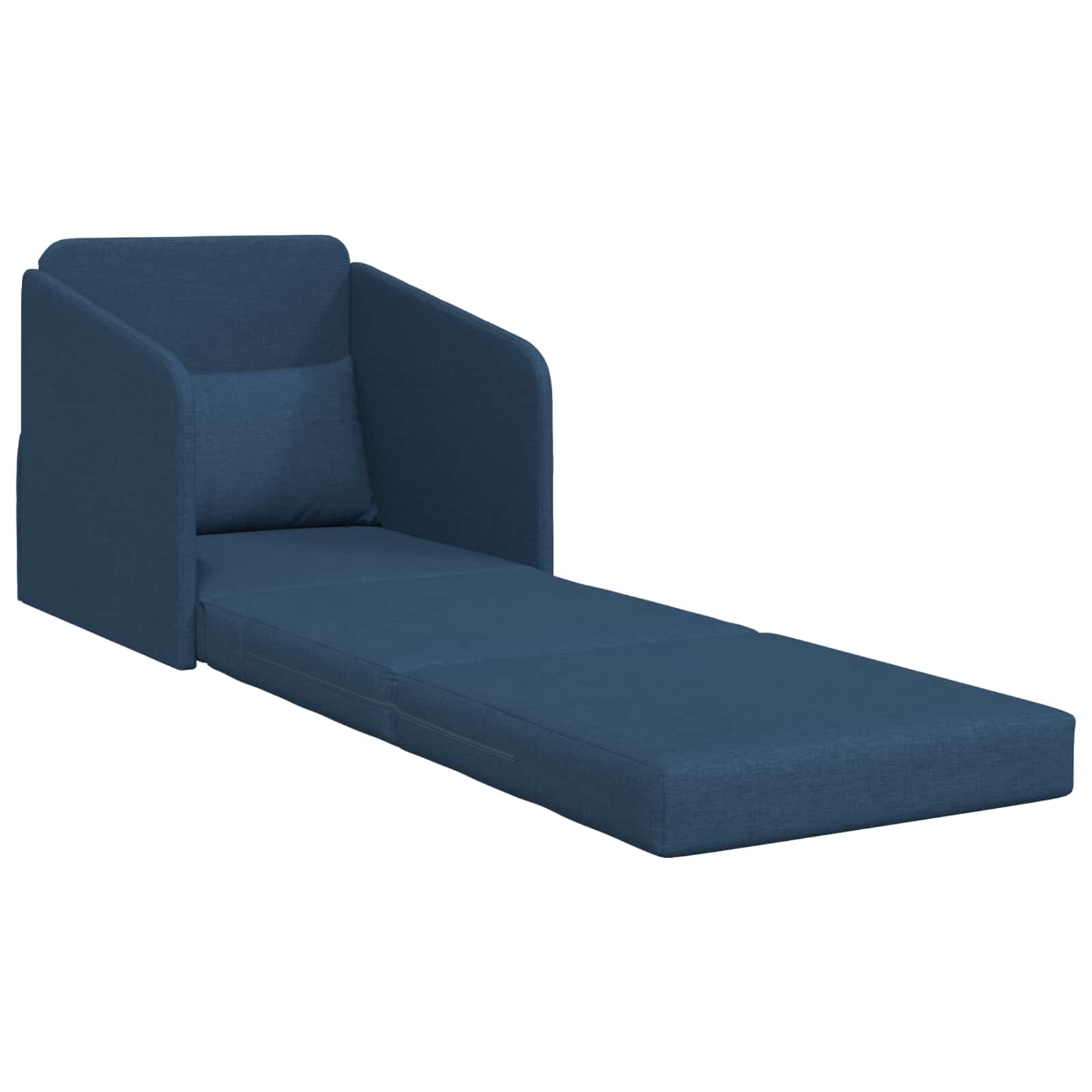 vidaXL Sofa Bed Niebieski 65 x 80 x 83 cm tkanina