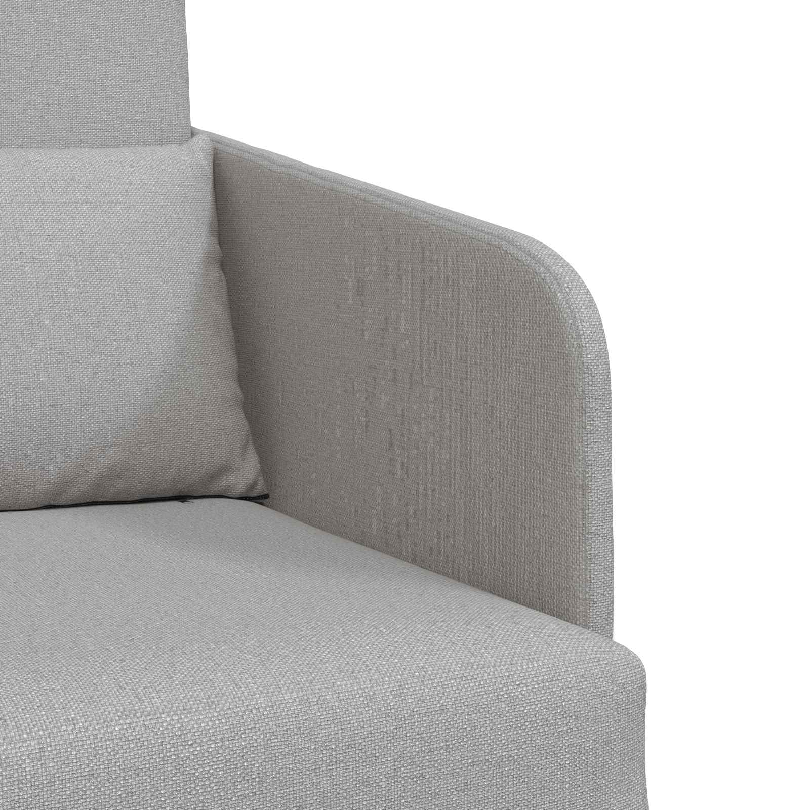 vidaXL Sofa Bed Szary chmur 65 x 80 x 83 cm tkanina