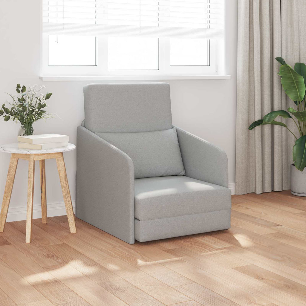 vidaXL Sofa Bed Szary chmur 65 x 80 x 83 cm tkanina