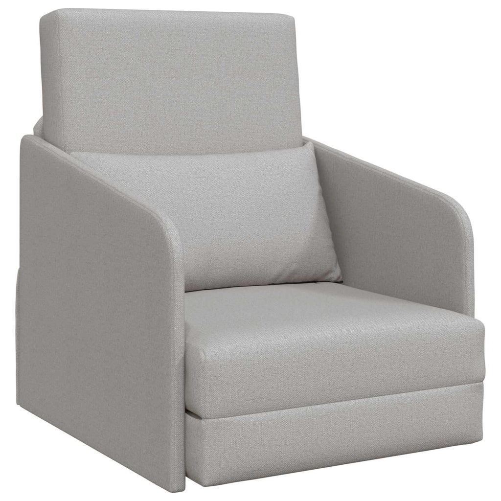 vidaXL Sofa Bed Szary chmur 65 x 80 x 83 cm tkanina
