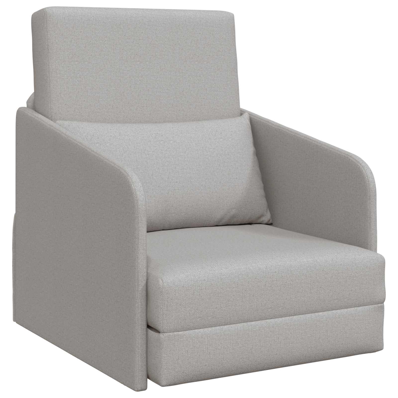 vidaXL Sofa Bed Szary chmur 65 x 80 x 83 cm tkanina