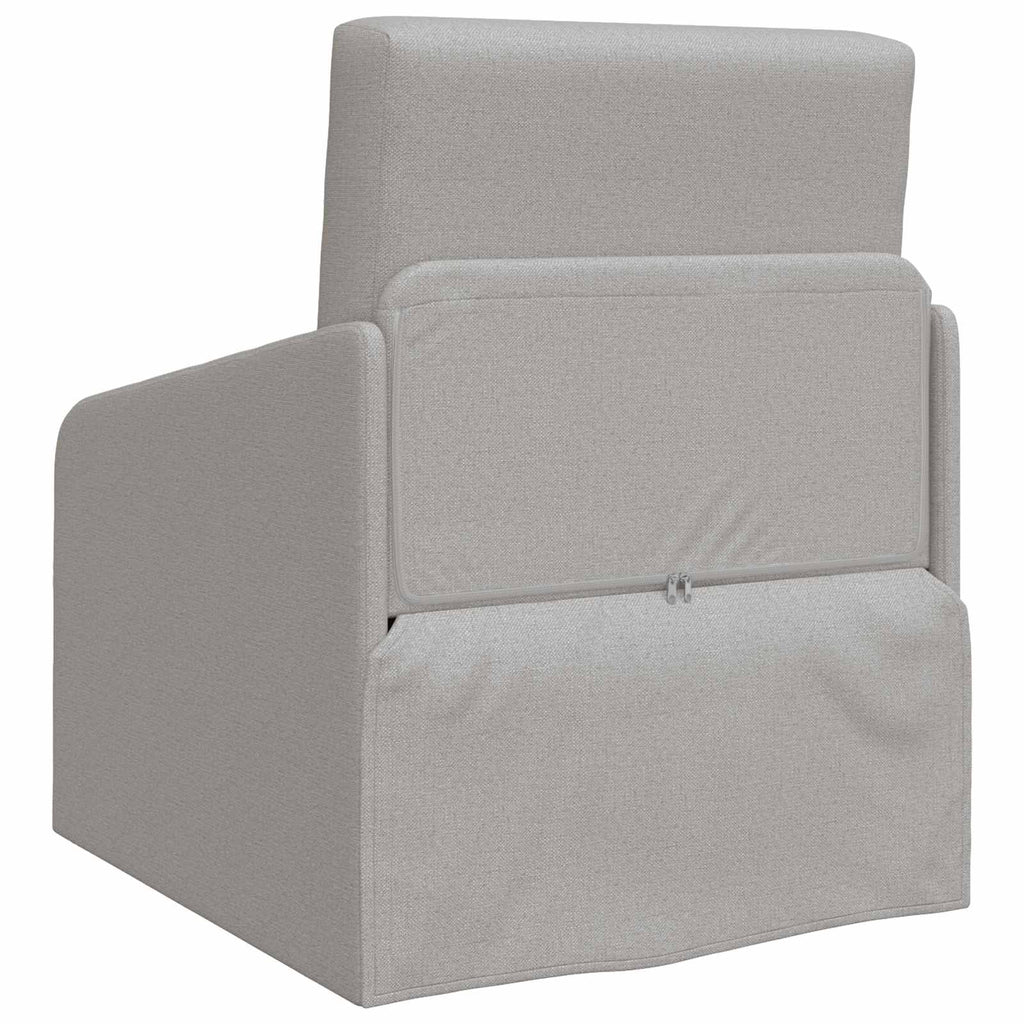 vidaXL Sofa Bed Szary chmur 65 x 80 x 83 cm tkanina