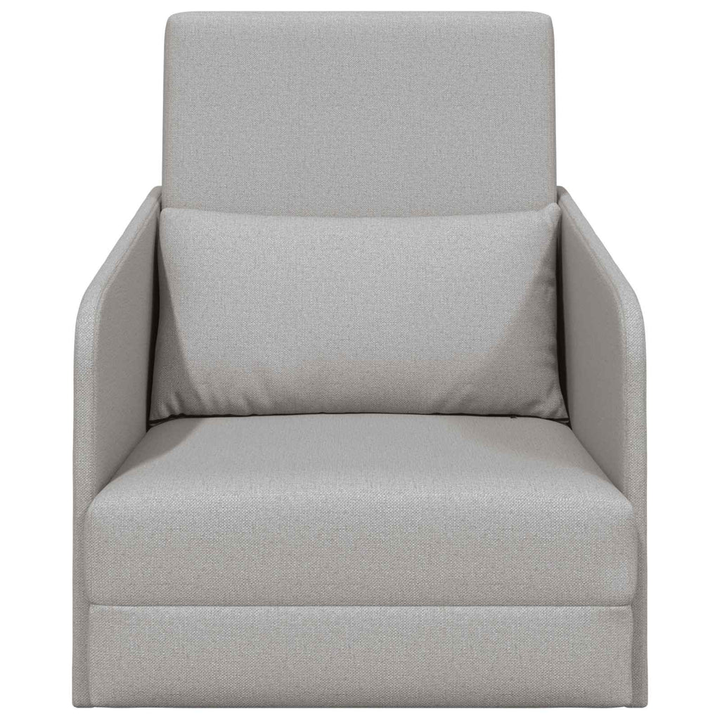 vidaXL Sofa Bed Szary chmur 65 x 80 x 83 cm tkanina