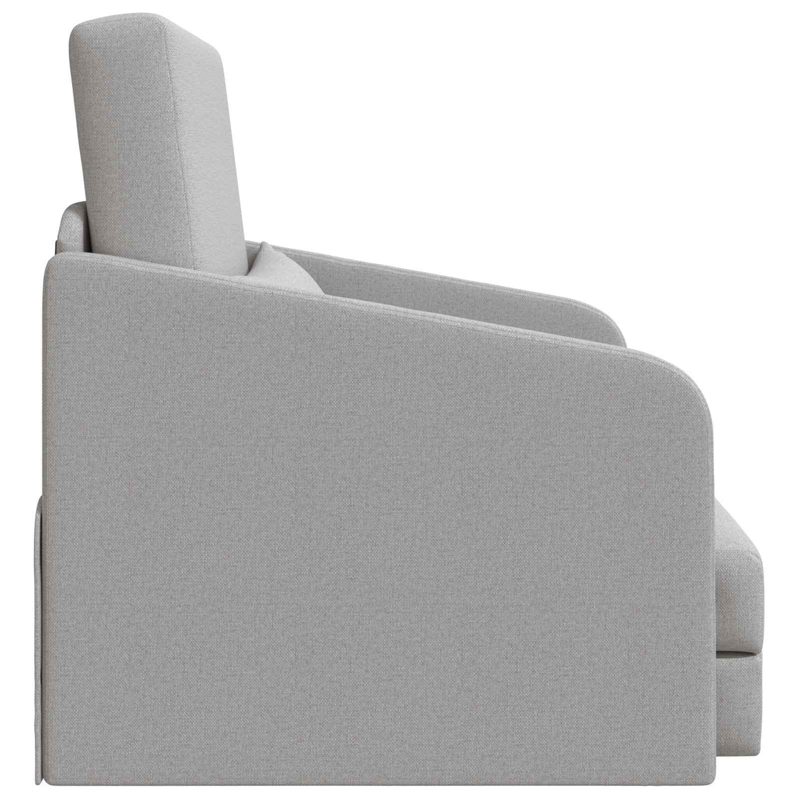 vidaXL Sofa Bed Szary chmur 65 x 80 x 83 cm tkanina