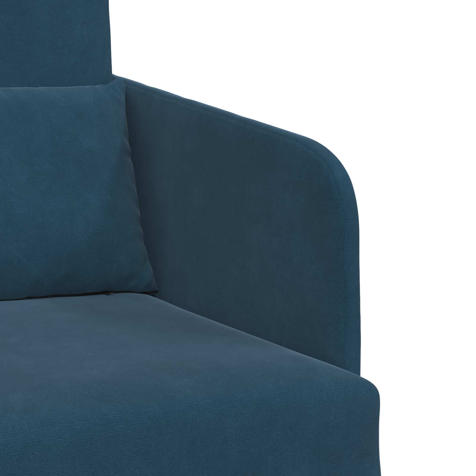 vidaXL Sofa Bed Niebieski 65 x 80 x 83 cm Aksamit
