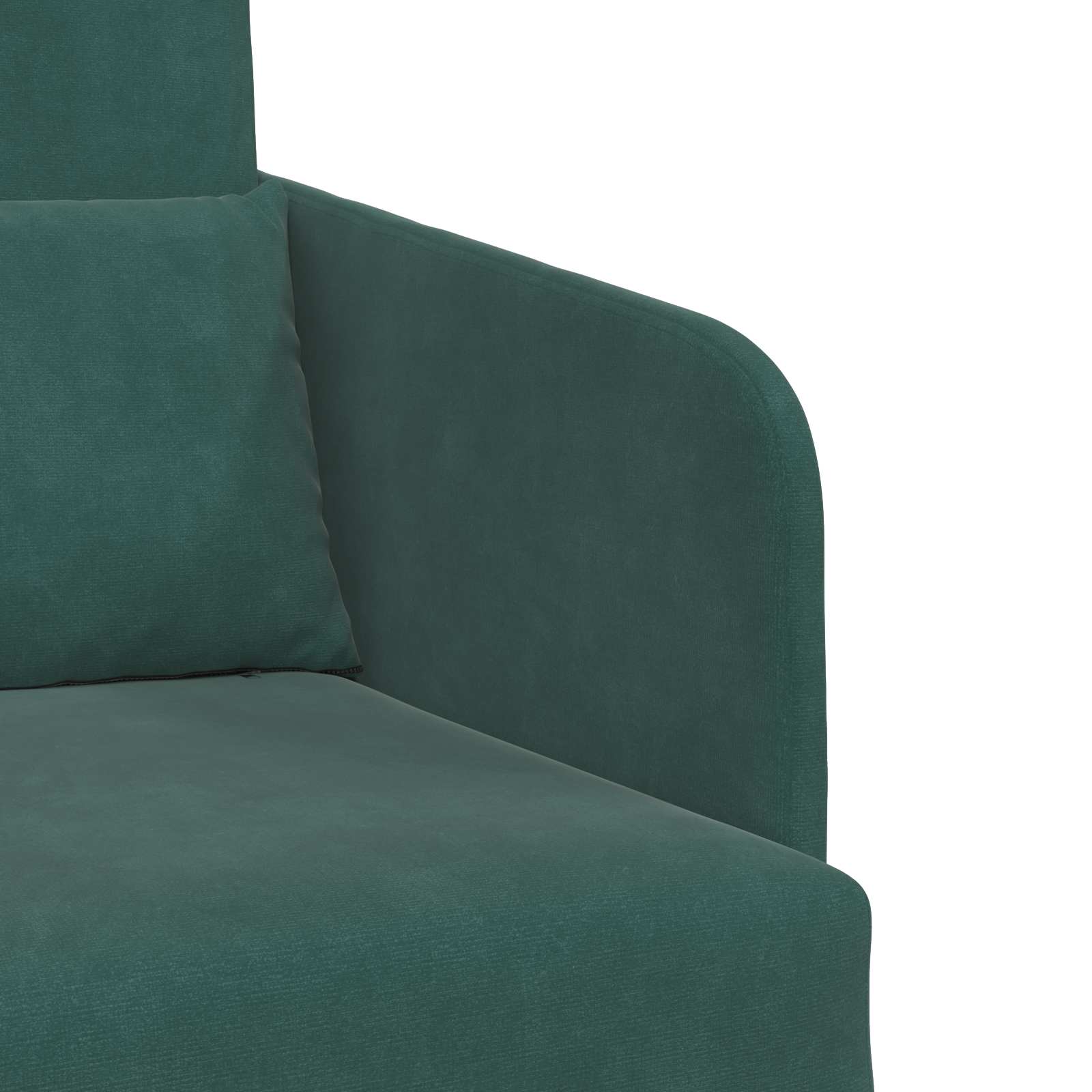 vidaXL Sofa Bed Ciemna zieleń 65 x 80 x 83 cm Aksamit