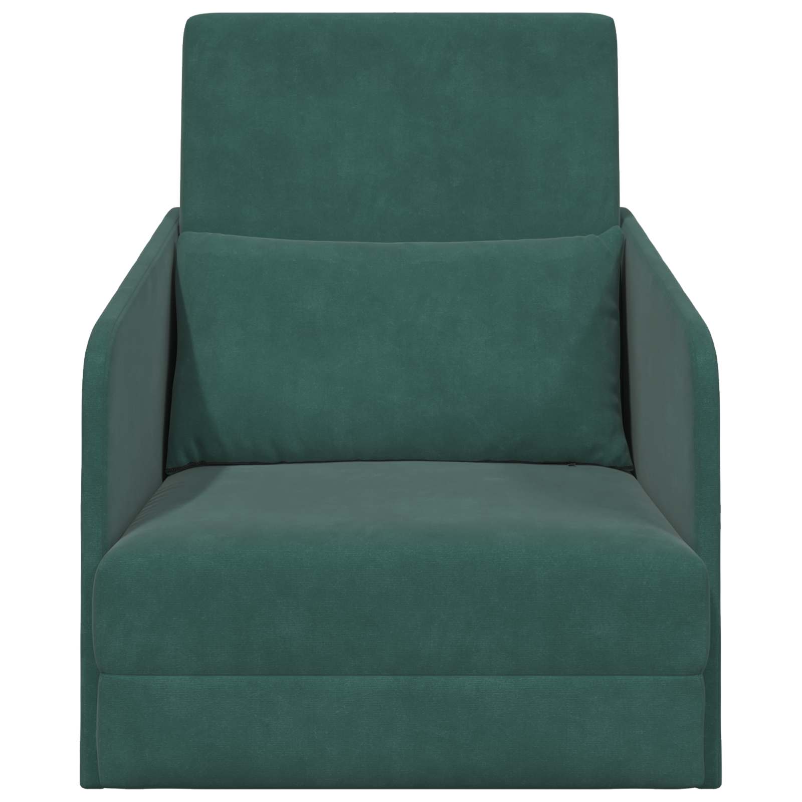 vidaXL Sofa Bed Ciemna zieleń 65 x 80 x 83 cm Aksamit