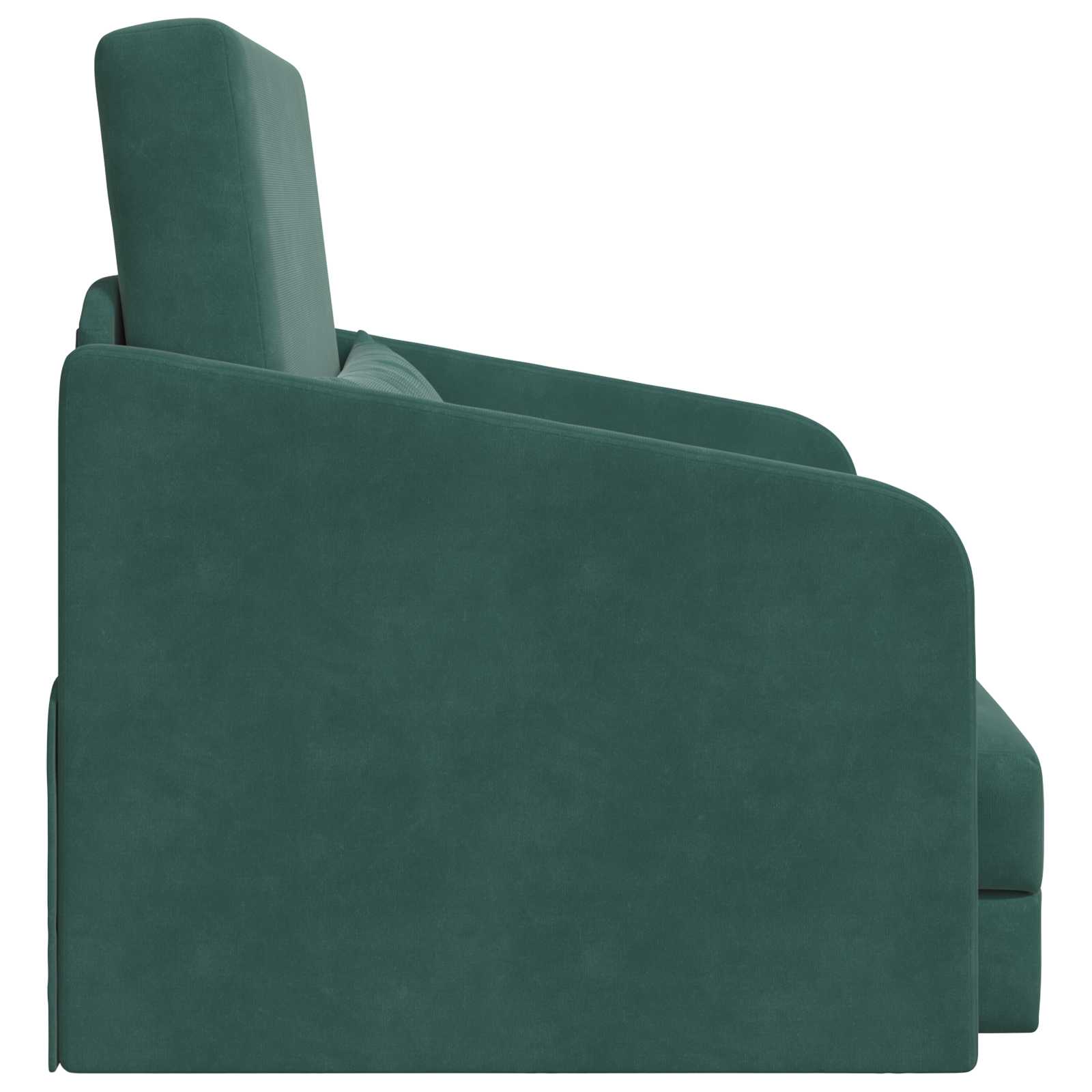 vidaXL Sofa Bed Ciemna zieleń 65 x 80 x 83 cm Aksamit